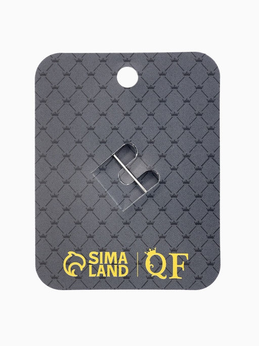 Брошь "Ласточки", цвет белый в серебре