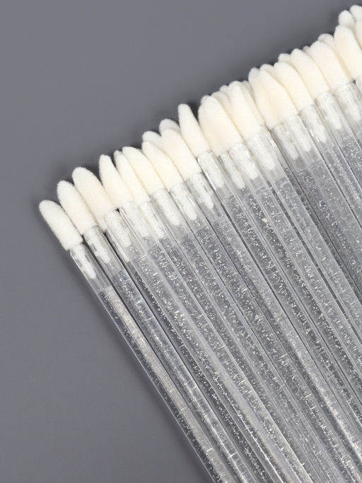 Аппликаторы для помады и блеска, набор - 50 шт., 9 см, белые