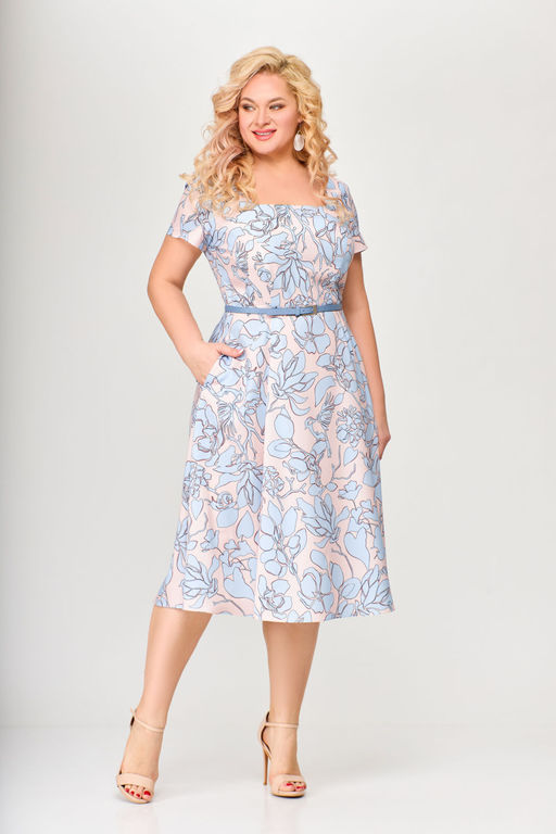 Блуза Swallow 803.2 черный+серебряный узор фото 844