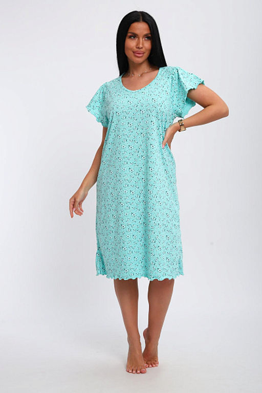 Сорочка женская (01064 синий) - Плиона фото 58