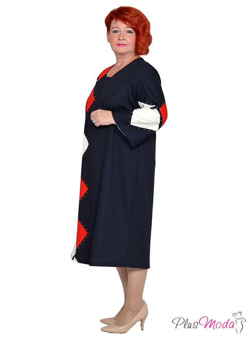 Платье Модель №1721 размеры 44-84 - Plusmoda фото 5