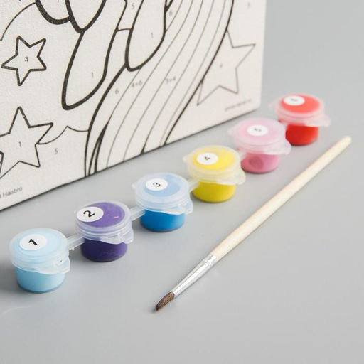 Картина по номерам для детей «Радуга», 21×15 см, My Little Pony