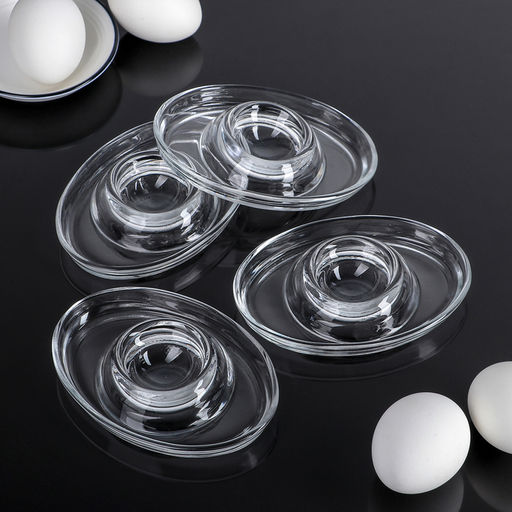 Подставки для яиц Paşabahçe Basic, набор 4 шт. стекло, прозрачные