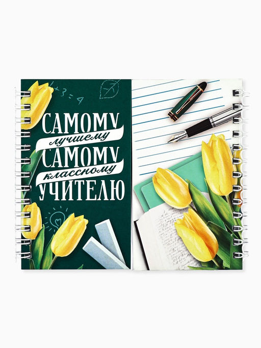 Двойной блокнот на гребне Самому лучшему учителю - Artfox фото 9