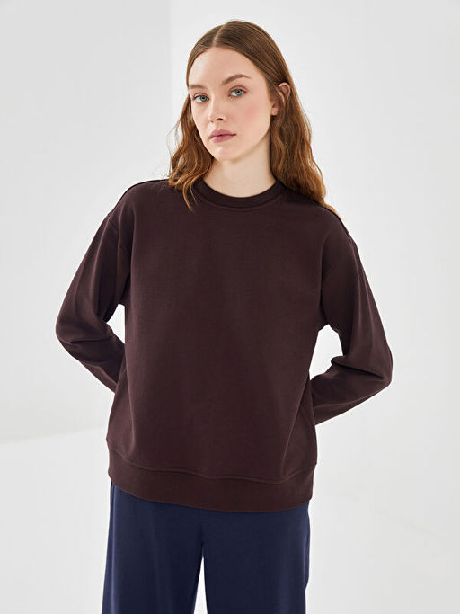 Bisiklet Yaka Kad?n Sweatshirt