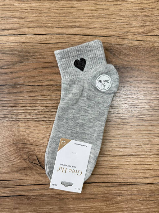 BK858 Носки, 1 пара СЕРЫЙ