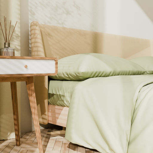 Постельное бельё LoveLife 1,5сп Young grass 143х215см, 150х225см, 50х70см-2шт, 100%хлопок, сатин, 125г/м?  фото 2