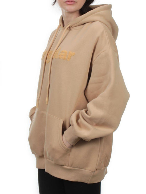 2622 BEIGE Толстовка женская (85% хлопок, 10% полиэстер, 5% спандекс) - Fashion фото 5