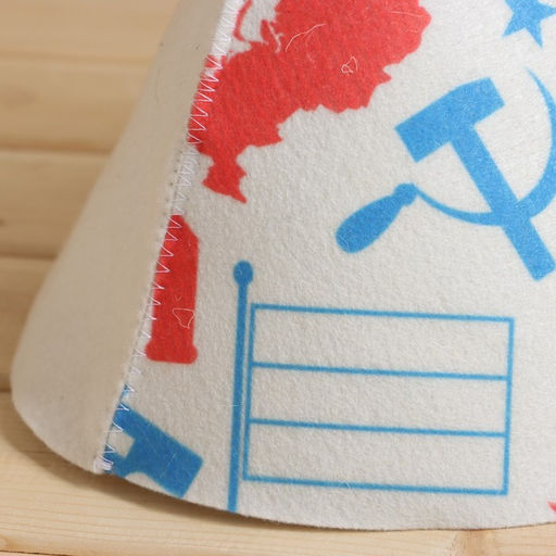 Шапка для бани СССР принт - Добропаровъ фото 3