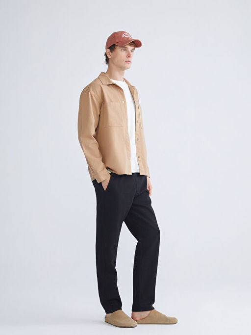 Rahat Kal?p Uzun Kollu Erkek Jean G?mlek