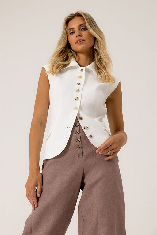 SS-2578 жилет женский коралл - Mozart фото 2