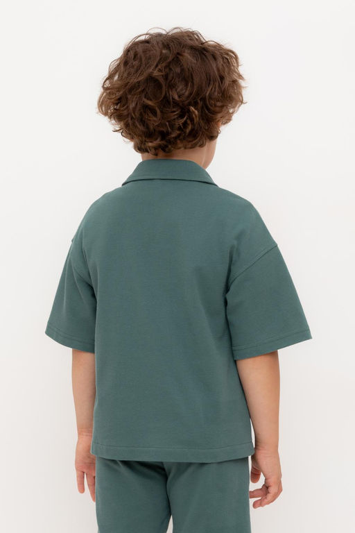 КР 302730-1/темный малахит к556 рубашка для мал - Crockid фото 3