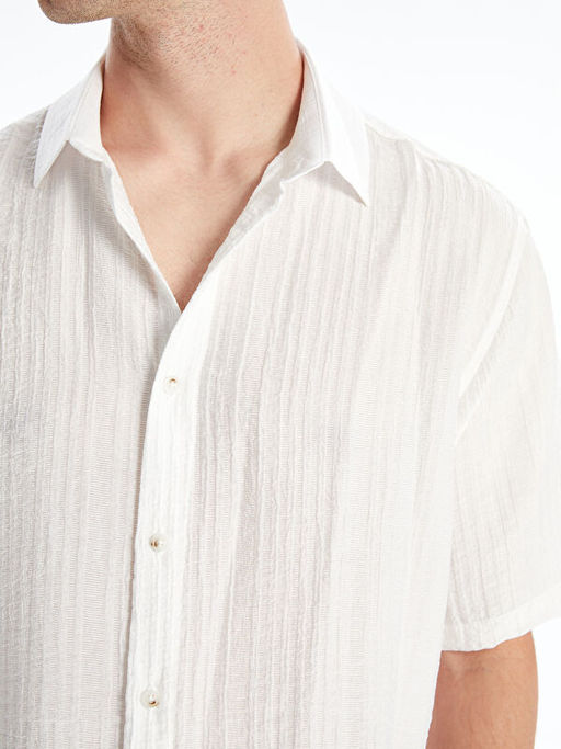 Regular Fit K?sa Kollu Erkek G?mlek