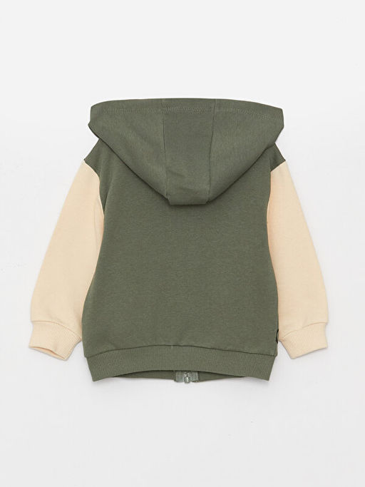 Kap??onlu Uzun Kollu Mickey Mouse Bask?l? Erkek Bebek Sweatshirt ve E?ofman Alt 2li - Waikiki фото 3