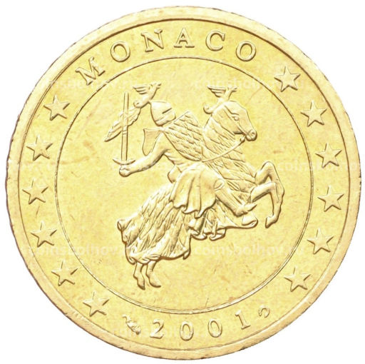 50 евроцентов 2001 года Монако