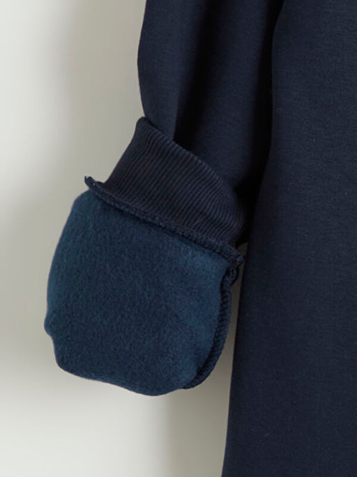 Kaplan Bask?l? Erkek ?ocuk Kal?n Sweatshirt