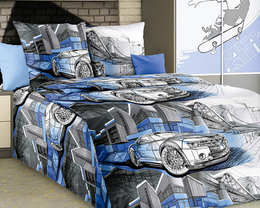 Постельное белье Автокар 1 Перкаль