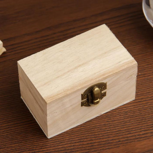 Цена за 12 шт. Шкатулка для росписи дерево «Прямоугольная», для творчества, декора, 5.5×10×6 см