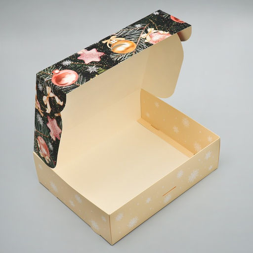 Коробка складная Елочные шары, 31 х 24.5 х 9 см - Дарите счастье фото 4