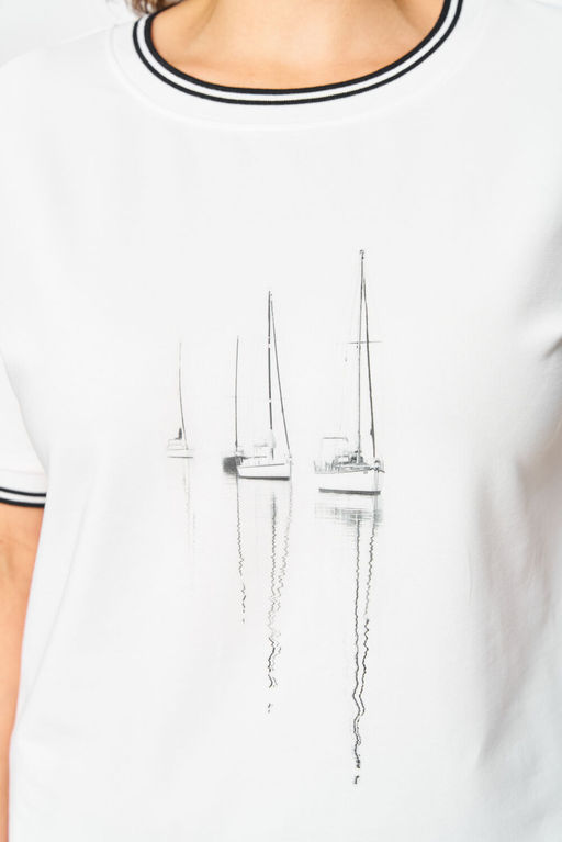 Футболка Rumoda 2263 молочный  фото 6