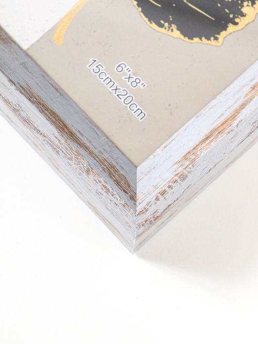 Фоторамка пластик 15х20 см "Прованс" серо-голубой 23,7х18,8х3 см