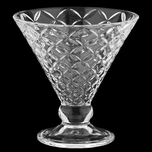 Креманка стеклянная Созвездие 325мл, д12см, h12см, на ножке, набор 6шт, в коробке, Дели Гласс (Deli Glass) (Китай) - Домашняя мода фото 2