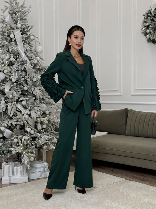 Костюм AURA 9240-164 изумруд