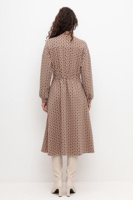 ЕВТ 5054/беж,ромбики платье жен