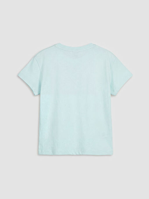 Bisiklet Yaka Nak??l? K?z ?ocuk Ti??rt