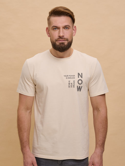 PELICAN, футболка мужская, Молочный