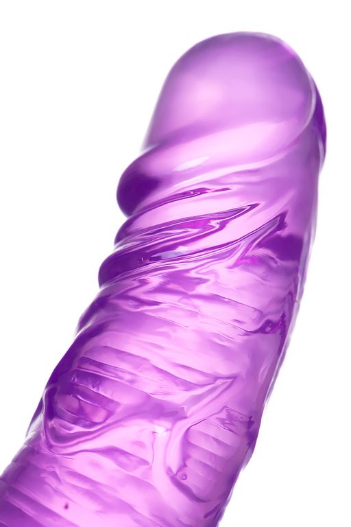 Фаллоимитатор двусторонний с вибропулей TOYFA Double Dildo with Vibro Bullet, TPR, фиолетовый, 35 см фото 12