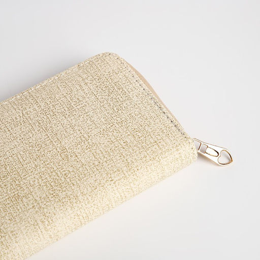 Кошелёк на молнии, цвет бежевый - Simaland фото 3