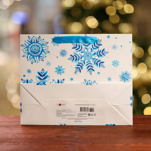 Пакет подарочный Зимняя сказка ,люкс 32 х 26 х 12 см - Simaland фото 6