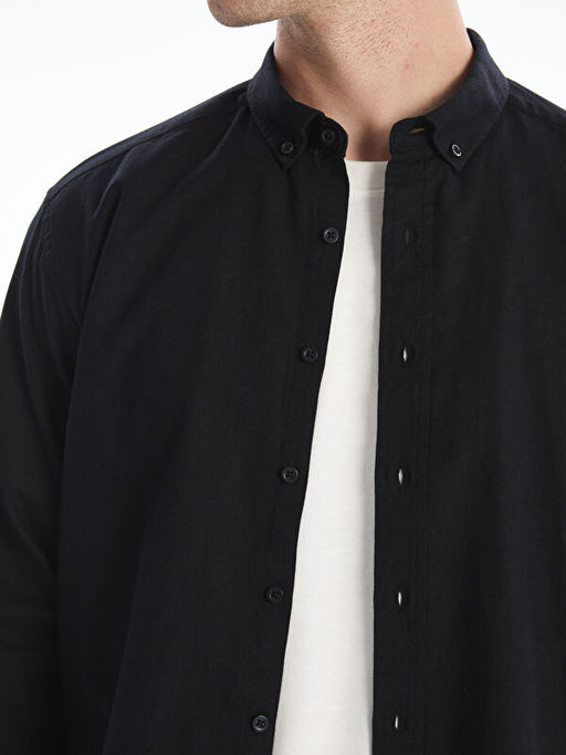 Рубашка Slim Fit с длинным рукавом