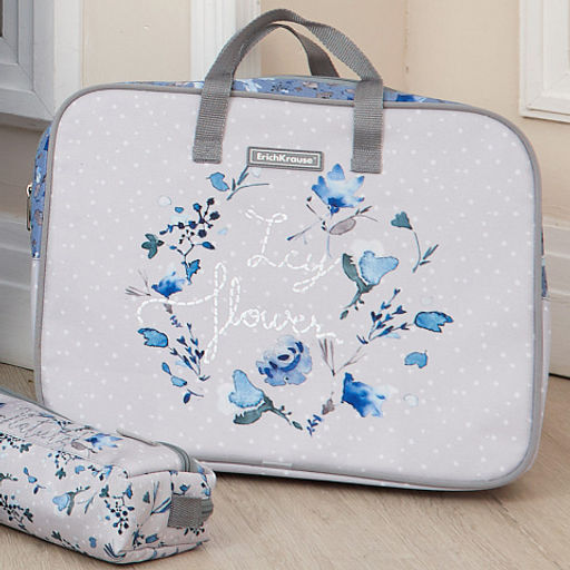 АКЦИЯ Цена за 1 шт. Папка текстильная на молнии ErichKrause с ручками Frozen Beauty, A4+  фото 4