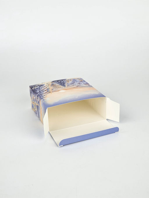 Набор подарочных коробок , 3 шт , Деревушка