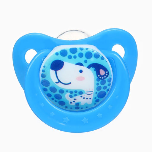 Пустышка ортодонтическая, с колпачком и держателем, от 0 мес.