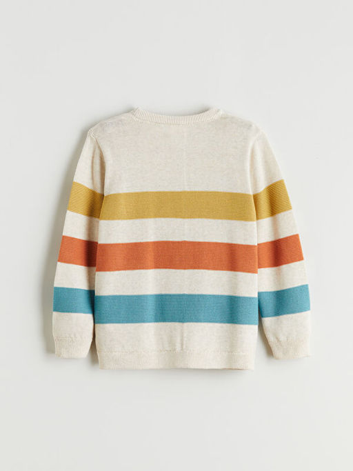 Bisiklet Yaka Uzun Kollu Erkek Bebek Triko Kazak