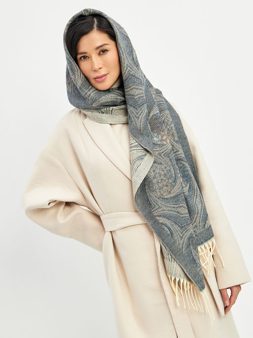 Палантин в составе шерсть и кашемир