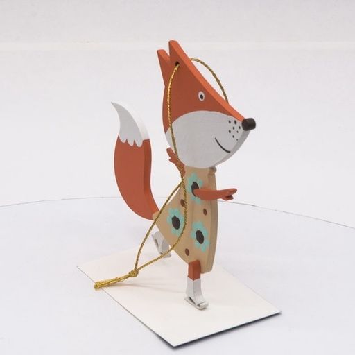Елочные игрушки ручной работы - Лиса Фигуристка 310-2 - Idh фото 5
