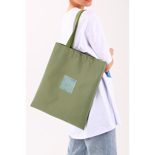 Сумка с голографической нашивкой NO PLASTIC - Nazamok фото 10