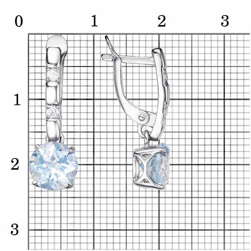 СЕРЬГИ 33110424ДТг - Красная пресня фото 2