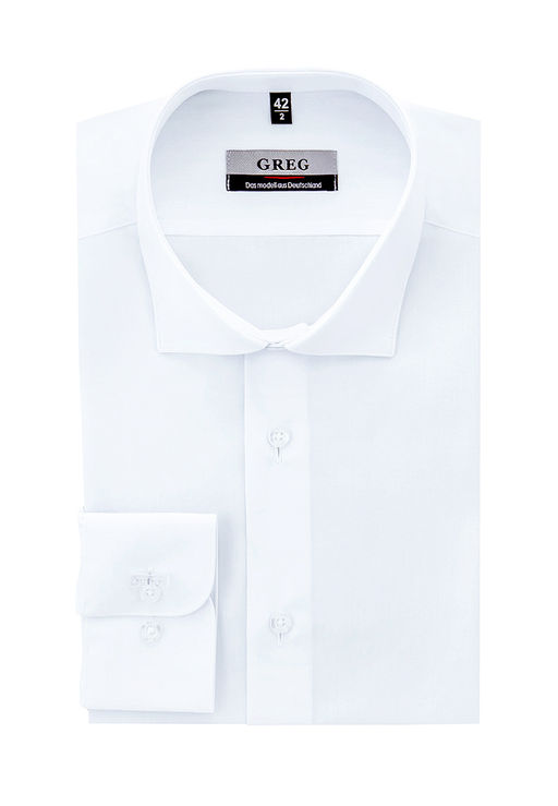 Сорочка мужская длинный рукав GREG 100/199/WHITE/ZV  фото 3