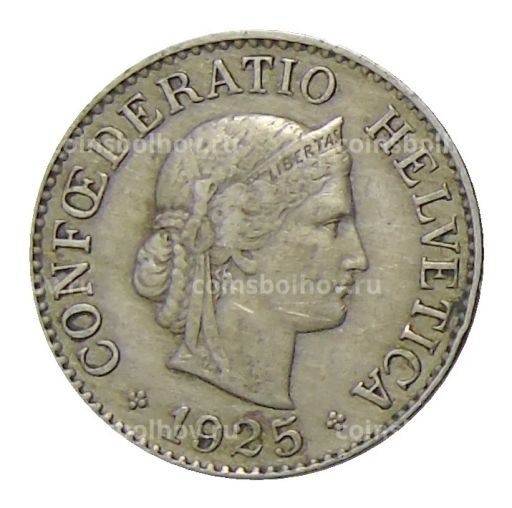 10 раппенов 1925 года Швейцария