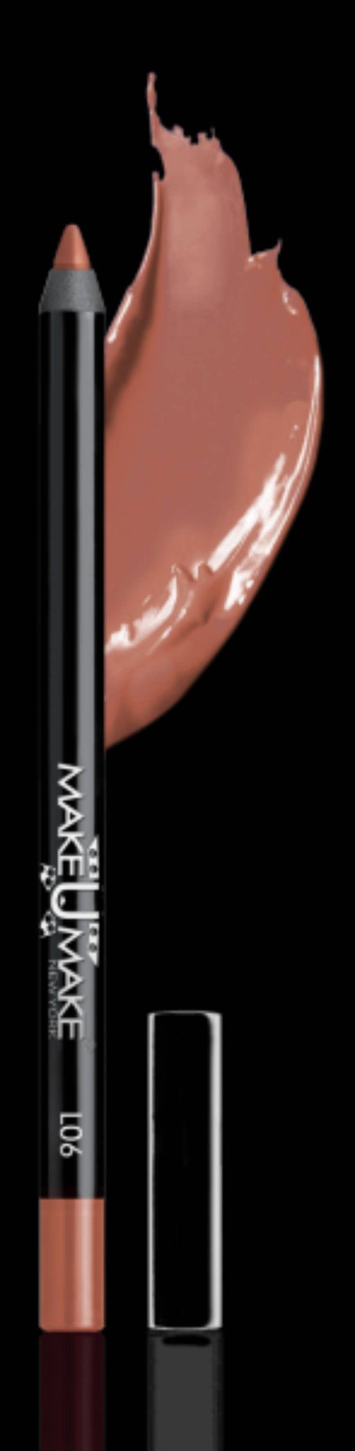 L06 - Водостойкая помада-карандаш для губ 18 Часов, 2 в 1. Цвет - КАРАМЕЛЬ (CARAMEL)