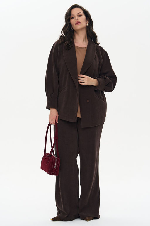 Лонгслив Брау коричневый - Intikoma фото 2