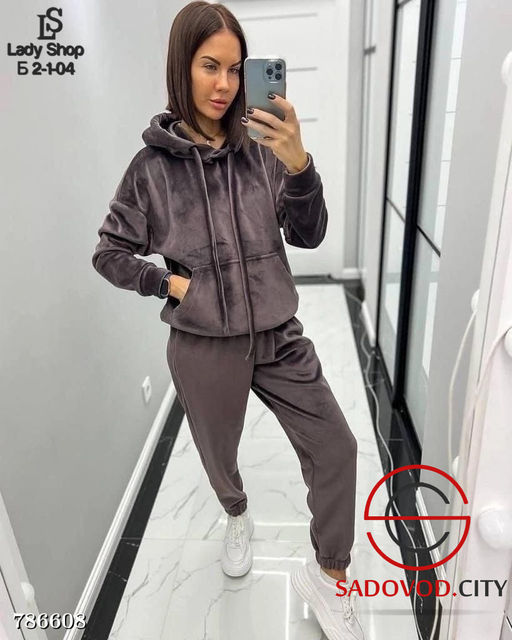 Женский спортивный костюм двойка - Bruno фото 4