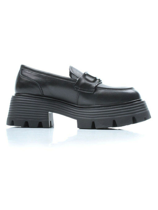 03-5932 BLACK Лоферы женские (натуральная кожа) - Фабричный китай фото 8