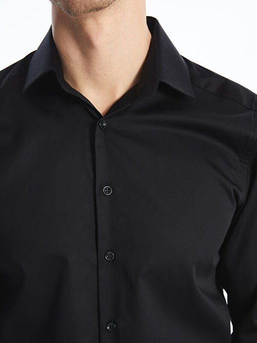 Slim Fit Uzun Kollu Erkek G?mlek