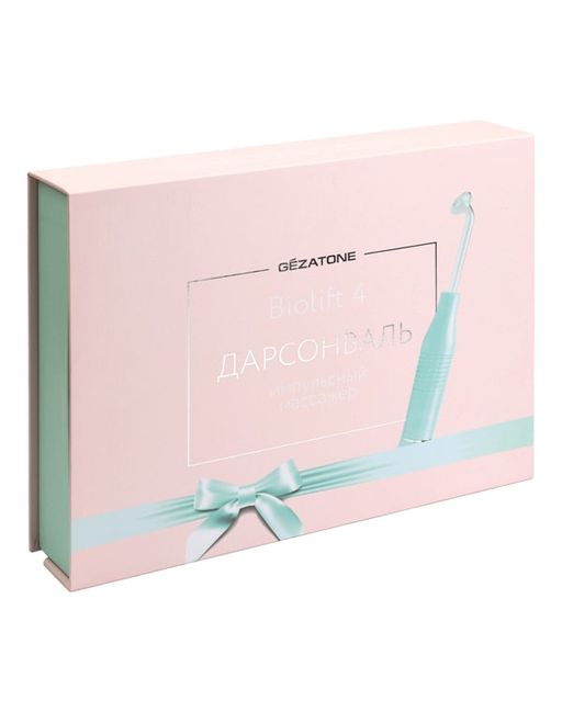 Biolift4 203 Импульсный массажер с 5-ю насадками бирюзовый Gezatone